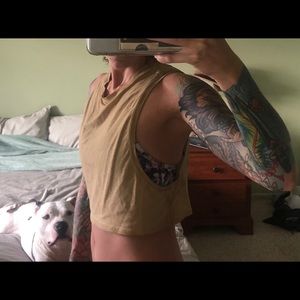 Lululemon acid wash Crop-top